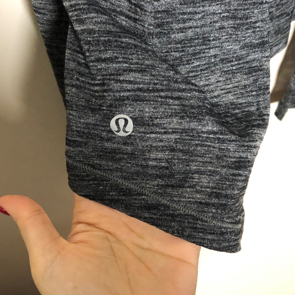 Lululemon Meant To Move Long Sleeve in Tiger Space Grey Black - Picture 5 of 6